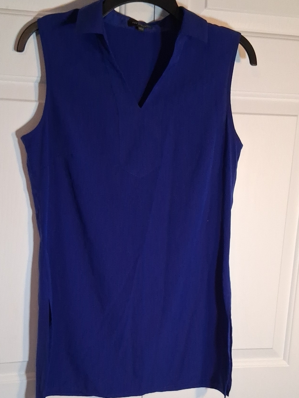 The Limited Sleeveless V-Neck Tunic - Cobalt Blue